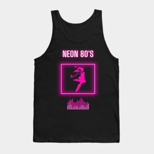 neon 80s dance class Tank Top